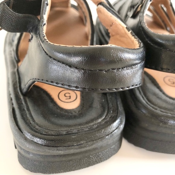 Venini Toddler Black Strap Sandals Boys Size 5 - Picture 8 of 12